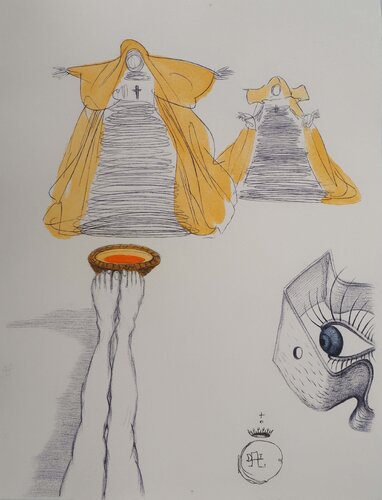 Casanova, Imaginaire et conscience, Gravure originale signée de Salvador Dalí, Impresión a la venta en Singulart