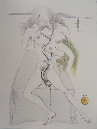 Casanova, Abandonnée à la luxure, Gravure originale signée de Salvador Dalí, Impresión a la venta en Singulart