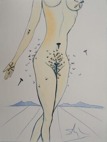 Casanova, Femme piquante, Fantasmes et tentations, Gravure originale signée von Salvador Dalí, Druck kaufen auf Singulart