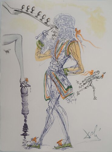 Casanova, L'homme et les six œufs, Gravure originale signée by Salvador Dalí, Print for Sale on Singulart