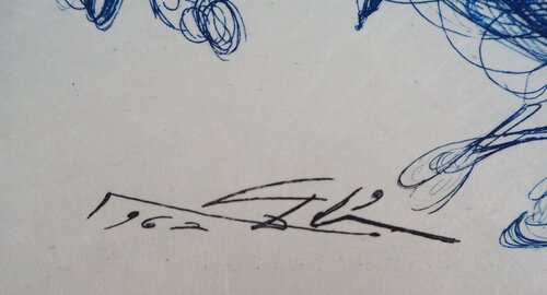 Les cavaliers bleus van Salvador Dalí, Afdruk te koop op Singulart