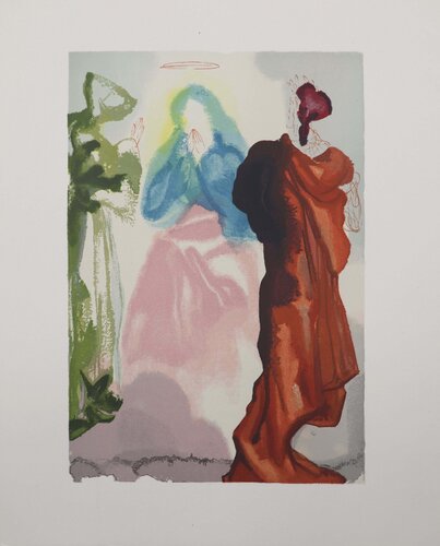 La prière de Saint Bernard, Bois gravé original by Salvador Dalí, Print for Sale on Singulart