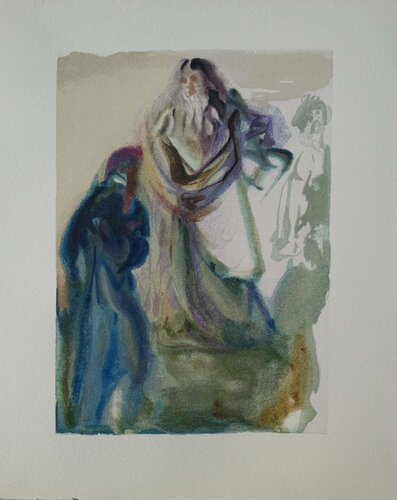 La marche vers Dieu, Bois gravé original de Salvador Dalí, Impresión a la venta en Singulart