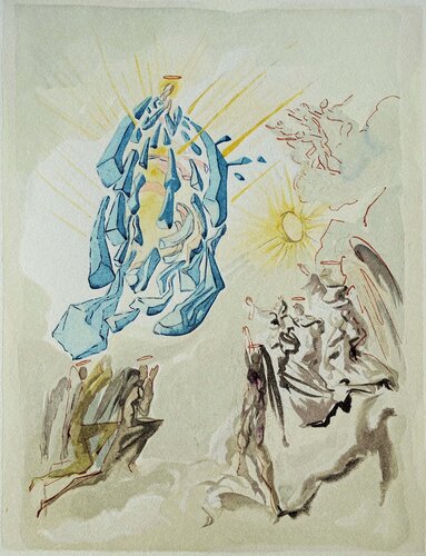 Divine Comédie, Paradis 26, Dante recouvre la vue by Salvador Dalí, Print for Sale on Singulart