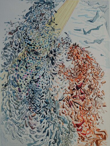 Divine Comédie, Paradis 11, Opposition van Salvador Dalí, Afdruk te koop op Singulart