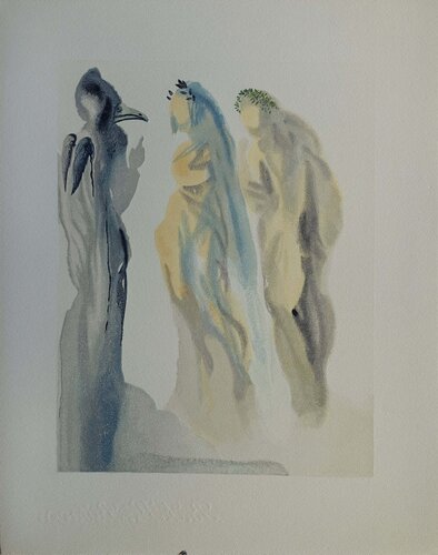 Le ciel de Vénus, Bois gravé original by Salvador Dalí, 版画 for Sale on Singulart