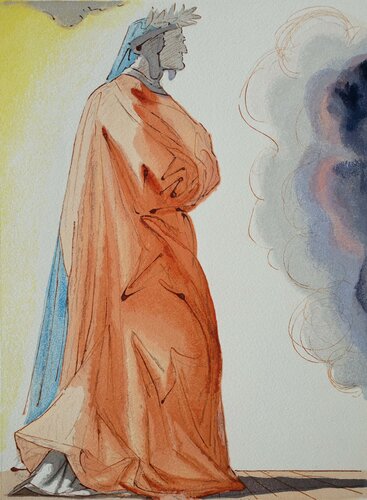Divine Comédie, Paradis 1, Dante à l'entrée du paradis par Salvador Dalí, Édition en vente sur Singulart