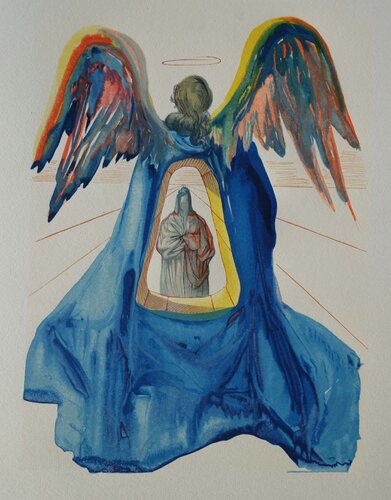 Divine Comédie, Purgatoire 33, Dante purifié by Salvador Dalí, Print for Sale on Singulart