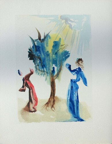 L'arbre du châtiment, Bois gravé original de Salvador Dalí, Impresión a la venta en Singulart