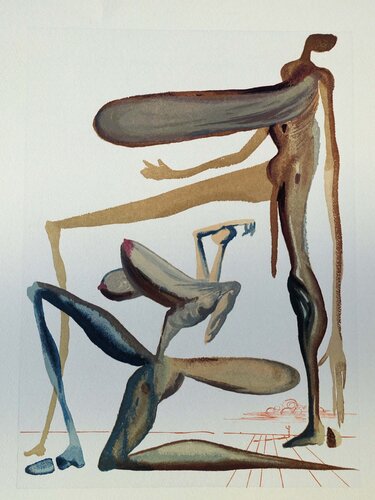 Divine Comédie, Purgatoire 22, La prodigalité par Salvador Dalí, Édition en vente sur Singulart