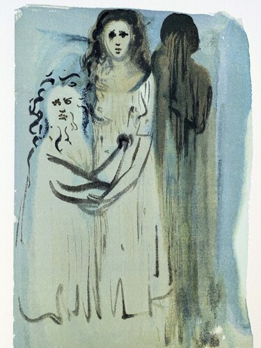 Divine Comédie, Purgatoire 16, Dans la fumée des coléreux par Salvador Dalí, Édition en vente sur Singulart