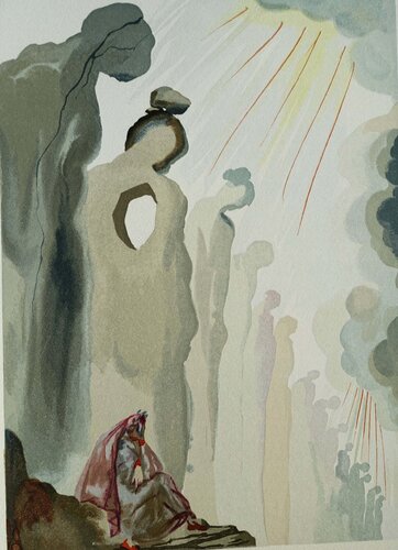 Divine Comédie, Purgatoire 13, La seconde corniche van Salvador Dalí, Afdruk te koop op Singulart