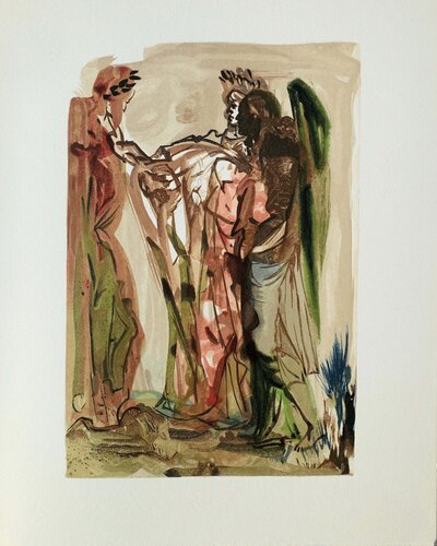 Les orgueilleux, Bois gravé original von Salvador Dalí, Druck kaufen auf Singulart