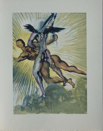 Les anges de la vallée, Bois gravé original de Salvador Dalí, Impresión a la venta en Singulart