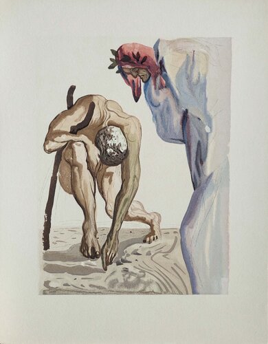 Les princes de la vallée fleurie, Bois gravé original by Salvador Dalí, Print for Sale on Singulart