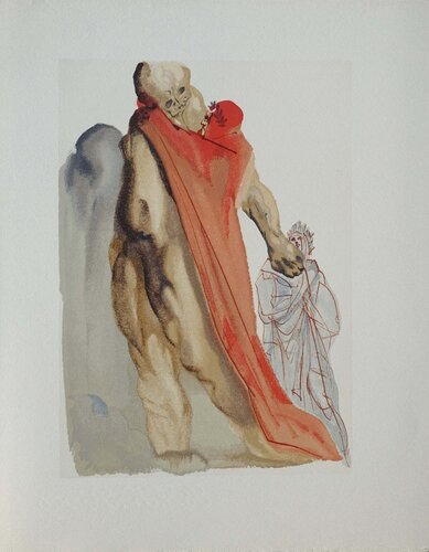Les reproches de Virgile, Bois gravé original by Salvador Dalí, Print for Sale on Singulart
