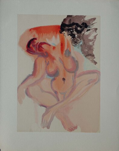 Les indolents, Bois gravé original de Salvador Dalí, Impresión a la venta en Singulart