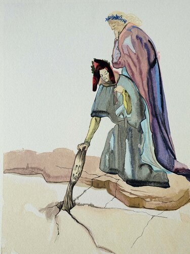 Divine Comédie, Enfer 32, Les traitres envers leur patrie par Salvador Dalí, Édition en vente sur Singulart