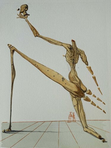 Divine Comédie, Enfer 28, Bertrand de Horn par Salvador Dalí, Édition en vente sur Singulart