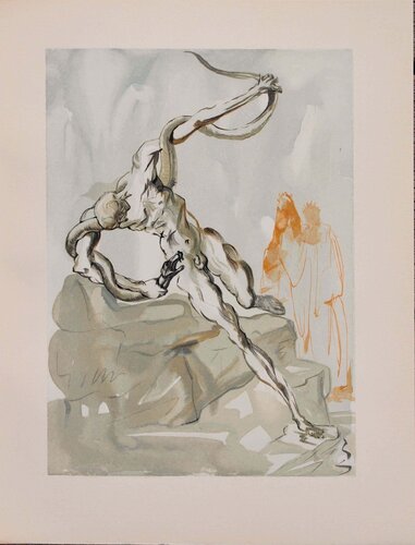 Les voleurs, Bois gravé original by Salvador Dalí, 版画 for Sale on Singulart