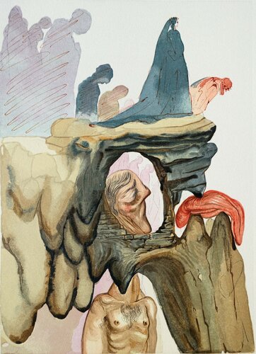 Divine Comédie, Enfer 22, Les prévaricateurs by Salvador Dalí, Print for Sale on Singulart