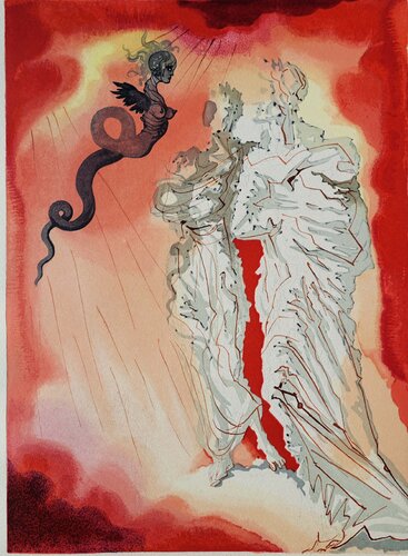Divine Comédie, Enfer 21, Le Diable noir par Salvador Dalí, Édition en vente sur Singulart