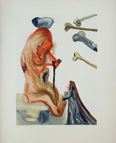 Les trompeurs, Bois gravé original von Salvador Dalí, Druck kaufen auf Singulart