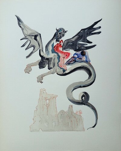 Les usuriers, Bois gravé original von Salvador Dalí, Druck kaufen auf Singulart