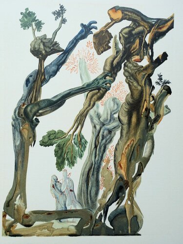 Divine Comédie, Enfer 13, La forêt des suicidés par Salvador Dalí, Édition en vente sur Singulart