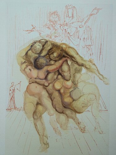 Divine Comédie, Enfer 8, Les coléreux par Salvador Dalí, Édition en vente sur Singulart