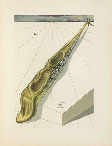 Divine Comédie Enfer 14 - Blasphémateurs di Salvador Dalí, Stampa in vendita su Singulart