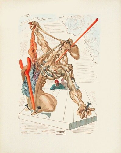 Divine Comédie Enfer 29 - Les Falsificateurs par Salvador Dalí, Édition en vente sur Singulart