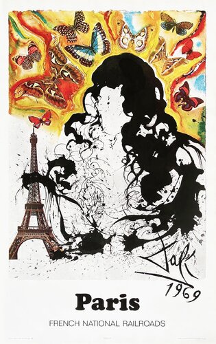SNCF - French National Railroads - Paris (large) par Salvador Dalí, Édition en vente sur Singulart