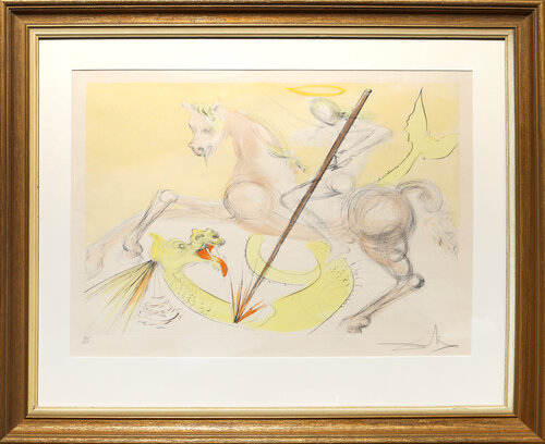 St Georges et le Dragon Salvador Dalí