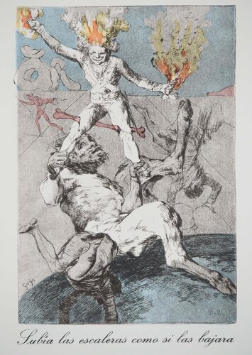 Bacchus et un satyre, Gravure originale signée par Salvador Dalí, Édition en vente sur Singulart
