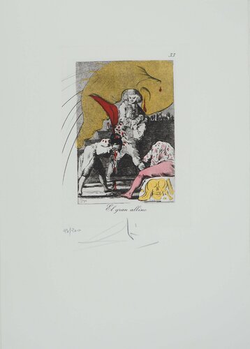 La vengeanc van Salvador Dalí, Afdruk te koop op Singulart