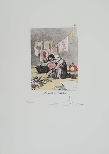 Les coupable di Salvador Dalí, Stampa in vendita su Singulart