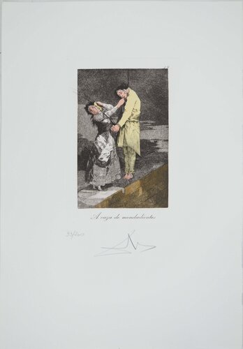 La chasse aux dents van Salvador Dalí, Afdruk te koop op Singulart