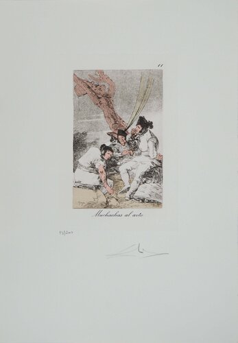 Les filles au boulot par Salvador Dalí, Édition en vente sur Singulart