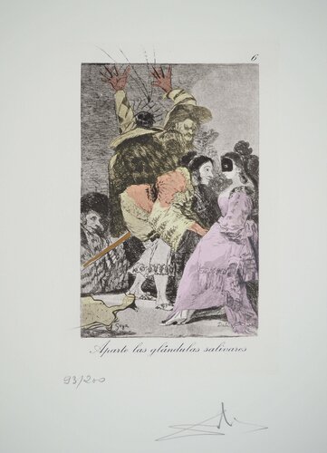 L'approche par Salvador Dalí, Édition en vente sur Singulart