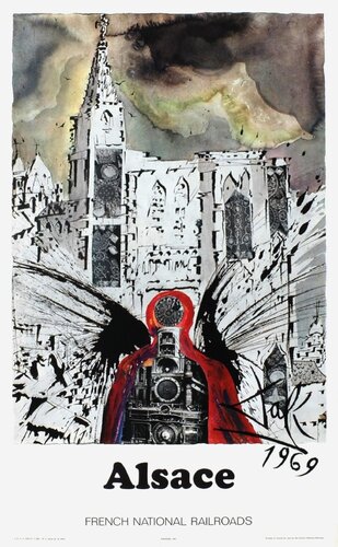 SNCF - French National Railroads - Alsace (small) par Salvador Dalí, Édition en vente sur Singulart