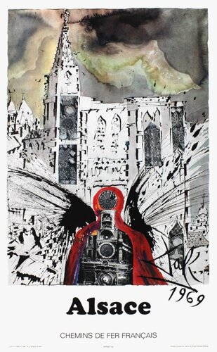 SNCF - Chemins de Fer Français - Alsace (petit) by Salvador Dalí, Print for Sale on Singulart