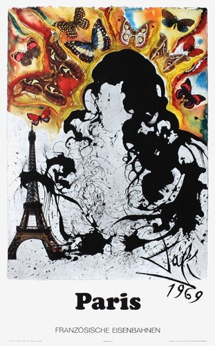 SNCF - Französische Eisenbahnen - Paris (klein) par Salvador Dalí, Édition en vente sur Singulart