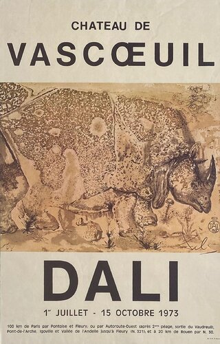 Expo 73 - Château de Vascoeuil by Salvador Dalí, Print for Sale on Singulart