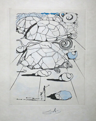 La Tortue, Poèmes de Mao Tse-Toung. (The Turtle, Poems by Mao Tse-Toung). par Salvador Dalí, Édition en vente sur Singulart