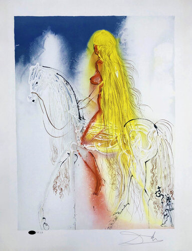 Serie "The Dalinean Horses Suite" - Lady Godiva par Salvador Dalí, Édition en vente sur Singulart