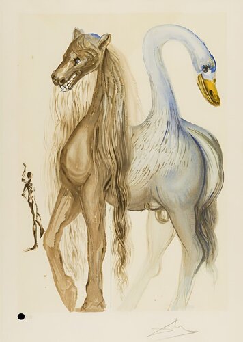 Serie "The Dalinean Horses Suite" - Le Chimere d'Horace par Salvador Dalí, Édition en vente sur Singulart