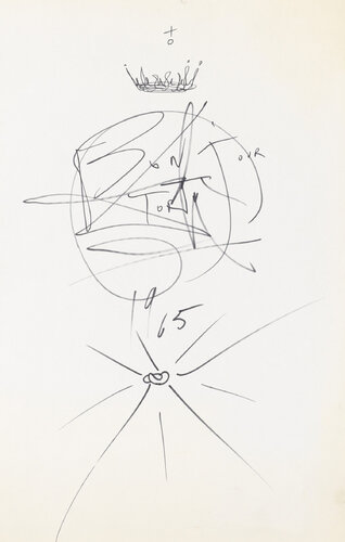 Bonjour Tortu par Salvador Dalí, Œuvre sur papier en vente sur Singulart