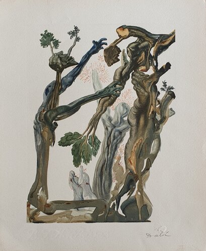 Enfer 13 - La forêt des suicidés par Salvador Dalí, Édition en vente sur Singulart