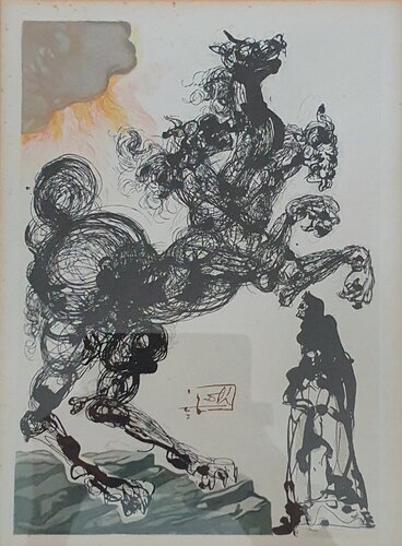 Cerberus -  Inferno canto 6 par Salvador Dalí, Édition en vente sur Singulart